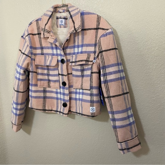 Hurley Rose Lilac Short Shacket - Picture 5 of 5